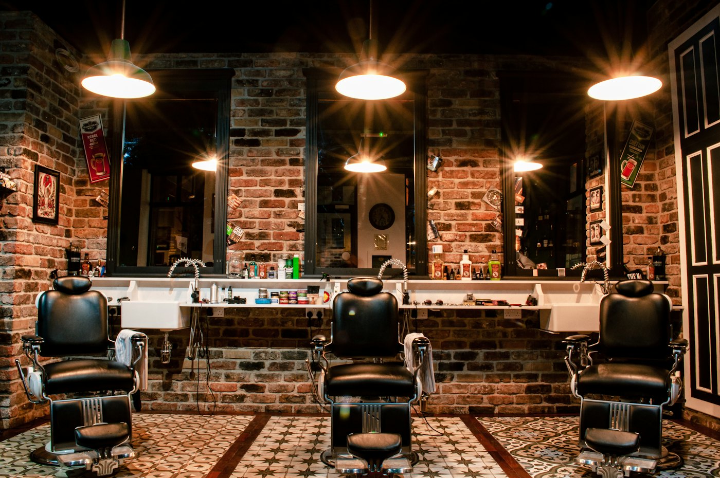Barbershop detail shot